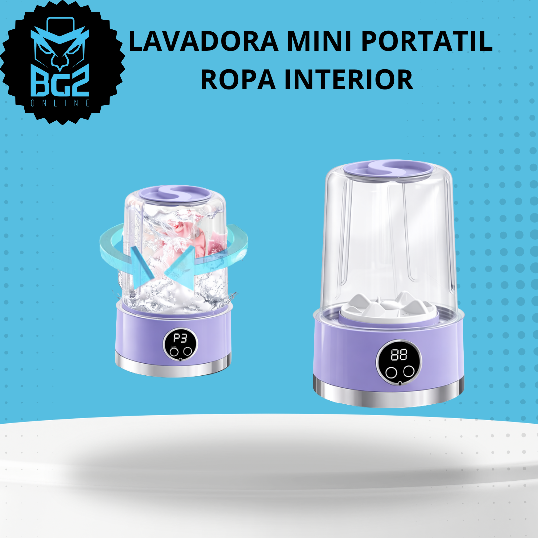 LAVADORA MINI PORTATIL ROPA INTERIOR